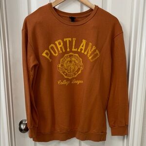 Art Class Orange Crewneck Jacket